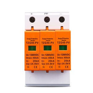 TZG40-PV SPD DC 1200V TOMZN 20KA~40KA House Surge Protector Protective Low-voltage Arrester Device