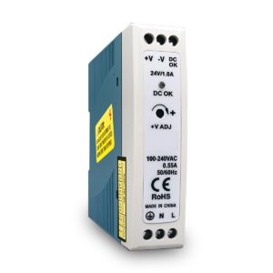 YUANGOU DIN RAIL 20W AC-DC SMPS Single Output Switching Power Supply Input 110V 220V Output 5V 12V 15V 24V 36V 48V Adjustable