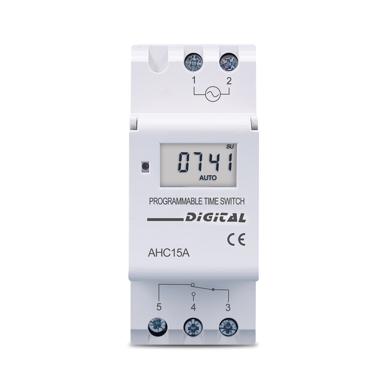 YUANGOU Din Rail Weekly 7 Days Programmable Digital TIME SWITCH Relay Timer Control AC 220V 230V 12V 24V 48V 16A