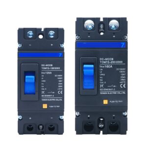 YUANGOU TOM7Z 2P DC 1000V DC Solar Molded Case Circuit Breaker MCCB Overload Protection Switch Protector for Solar Photovoltaic PV